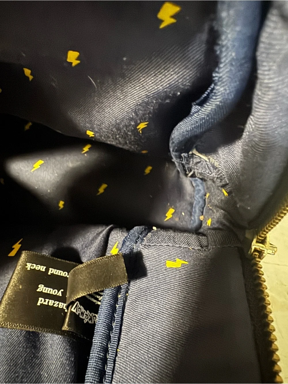 Loungefly Navy Mini Backpack with Yellow Pikachu Print
